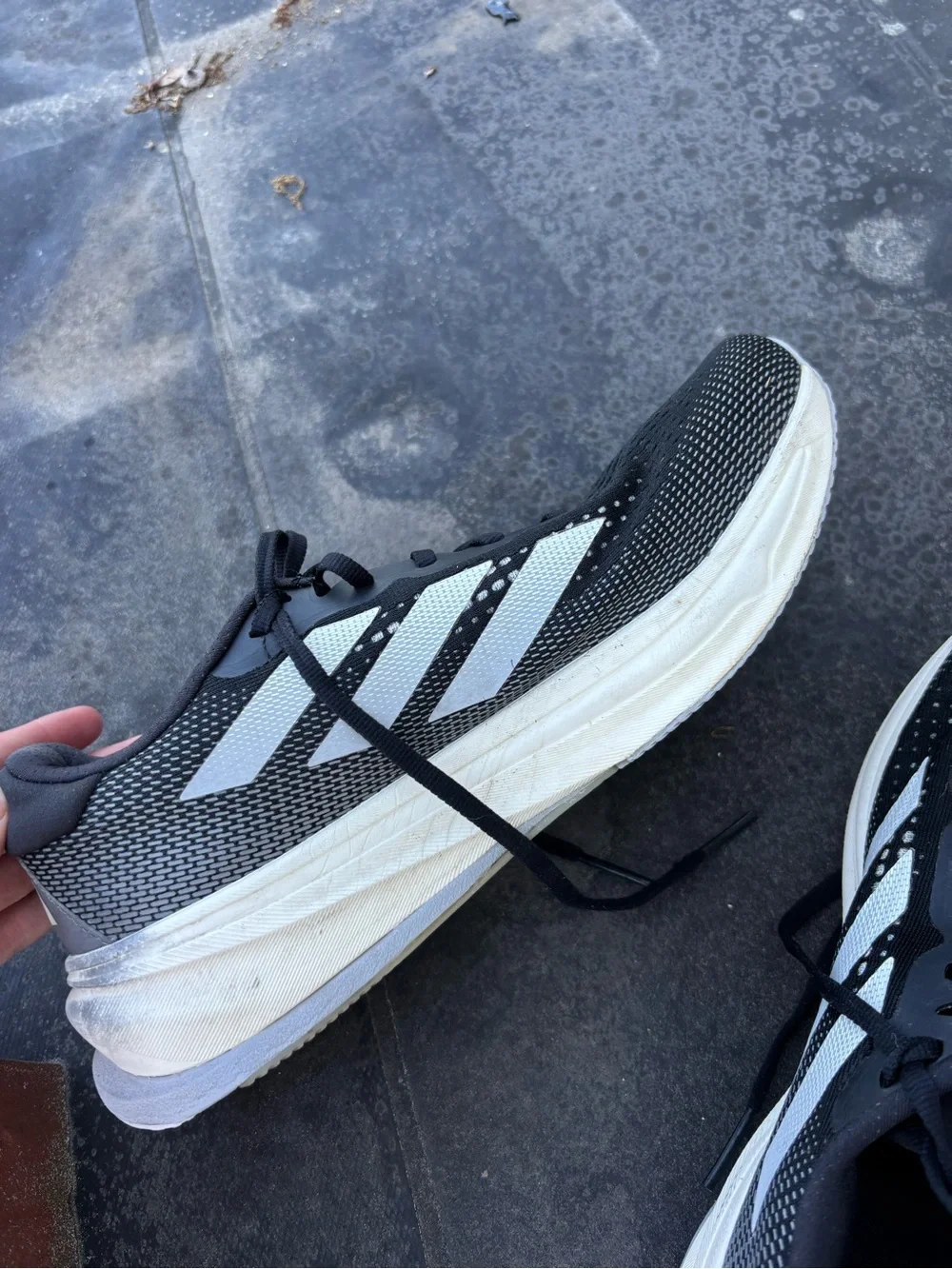 Adidas Supernova Running Shoes – Women’s Size 9 – Black/White